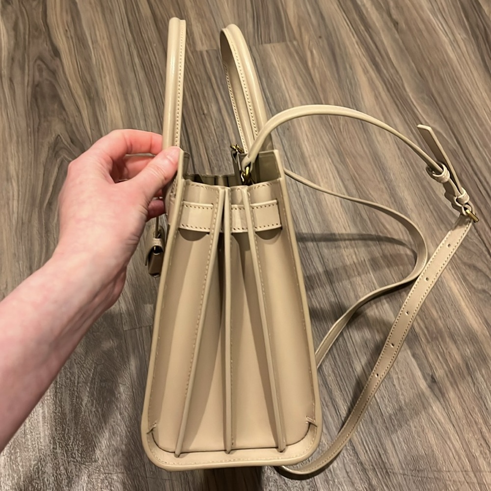 Saint laurent ysl sac sdj baby bond avec bou for sale. It’s beige neutral color - Picture 5 of 6